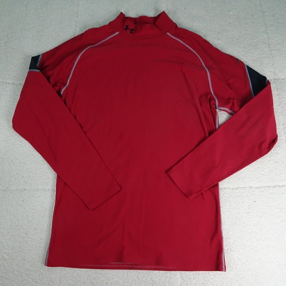 Under Armour Athletic Red L/S Shirt XXL